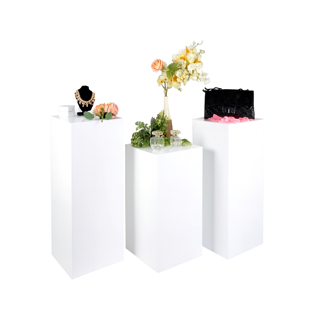 White Plinths (Matt Finish) - High
