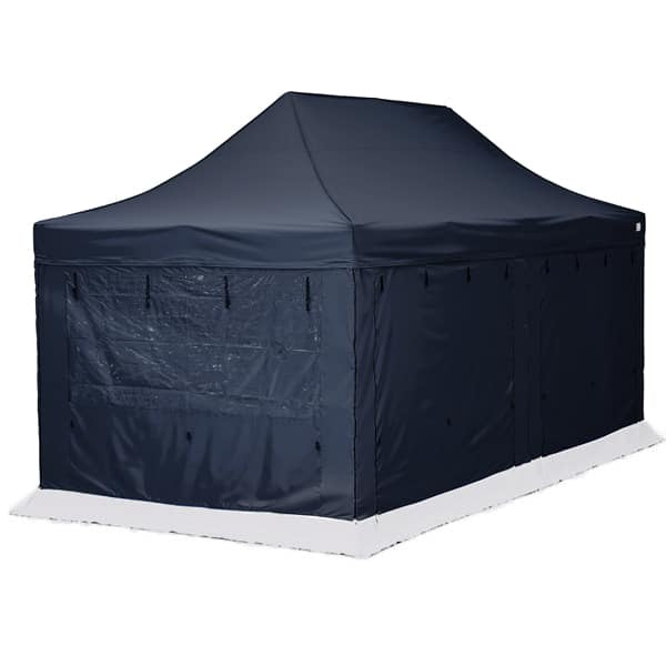 6m x 3m Pop Up Tent - Black