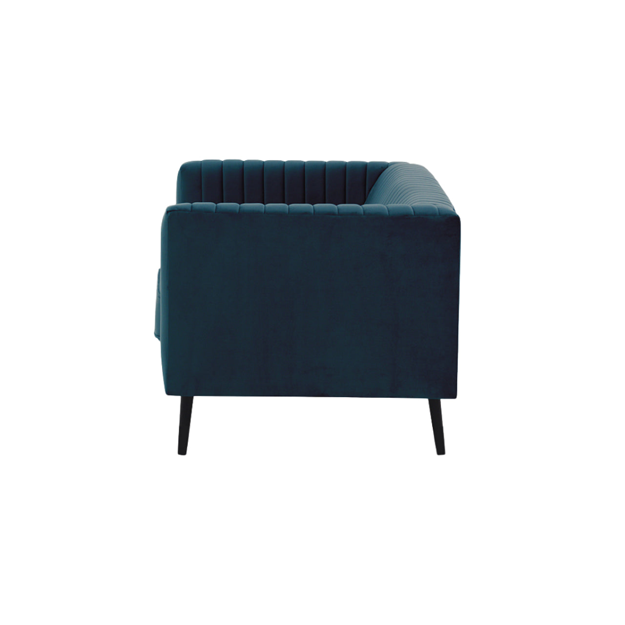 Slender 3 Seater Sofa - Dark Blue