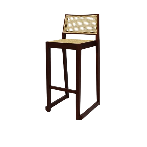 Mundi High Stool Walnut