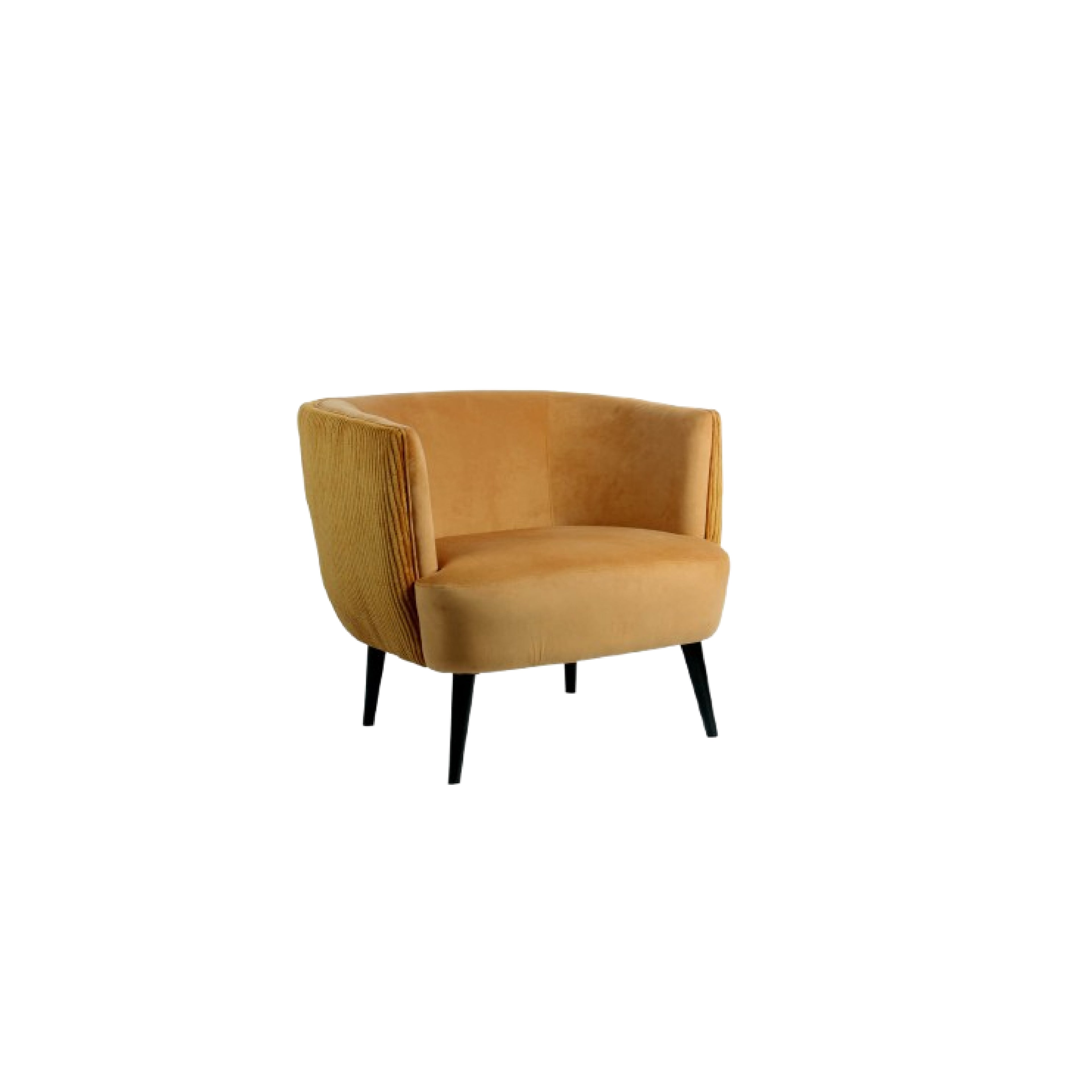 Mustard Cord Armchair