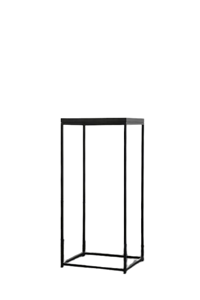 Black Metal Frame Plinths