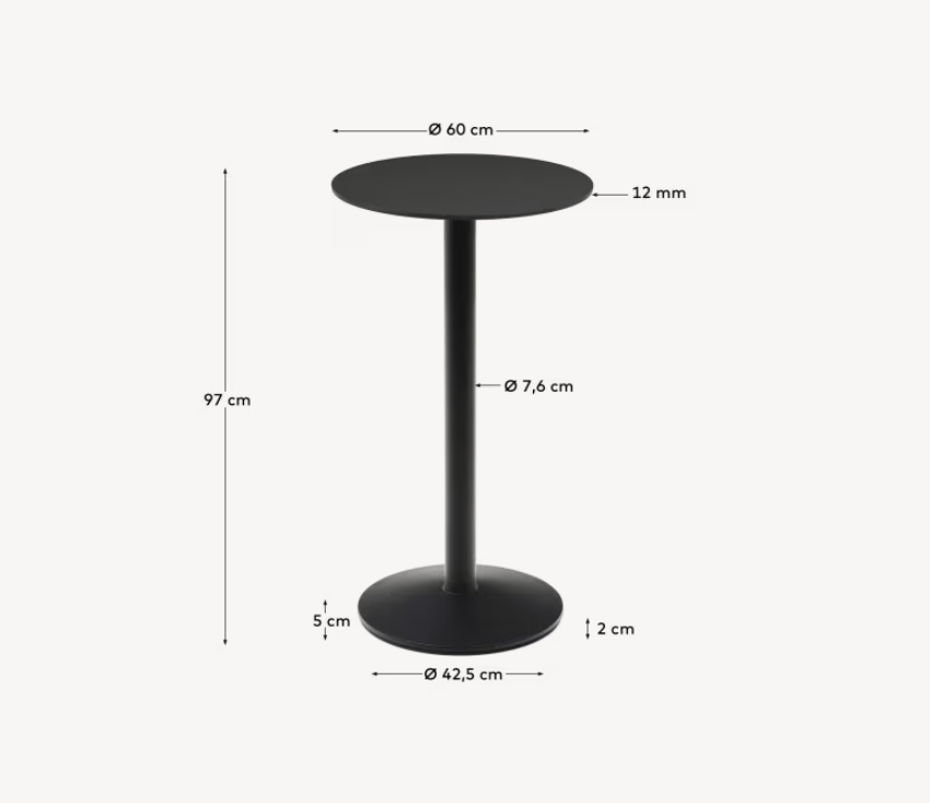 Noir High Table
