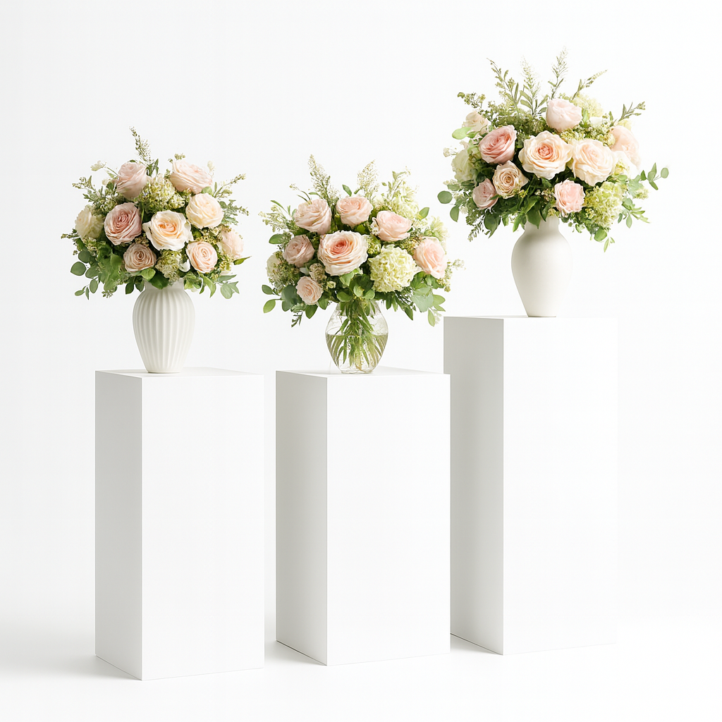 White Plinths (Matt Finish) - High