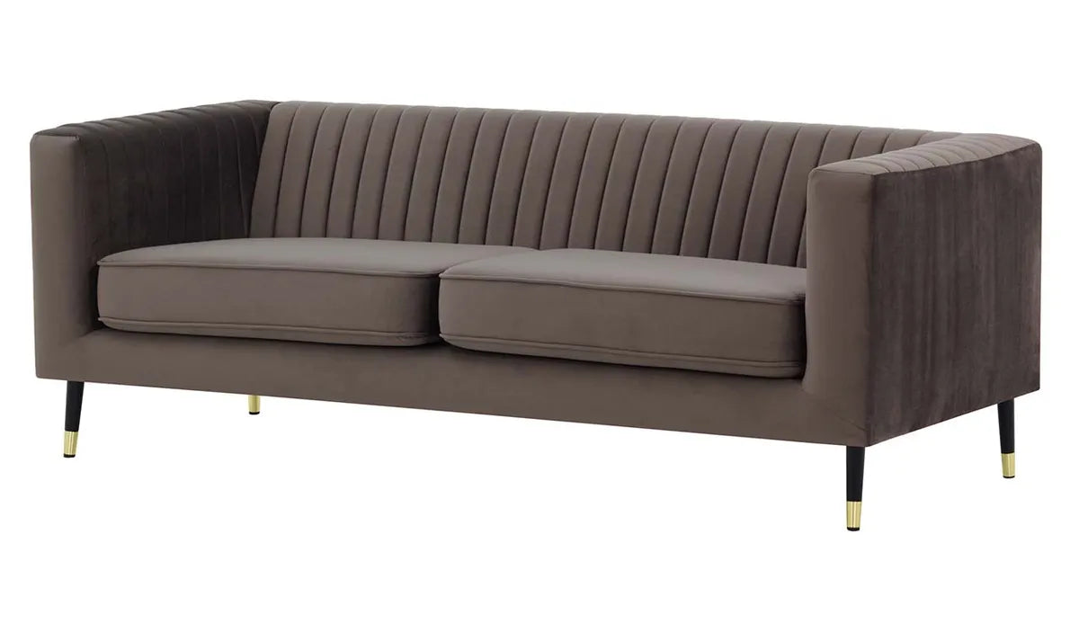 Slender 3 Seater Sofa- Elephant Grey