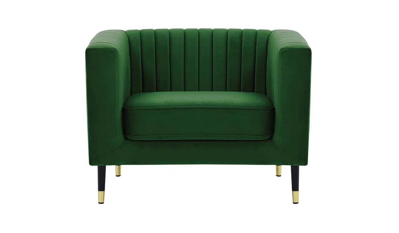 Forest Green Slender Armchair