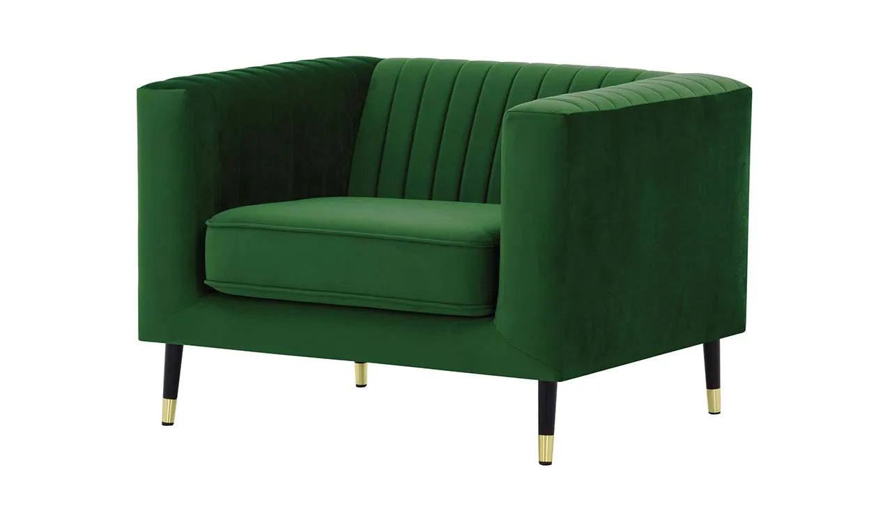 Forest Green Slender Armchair