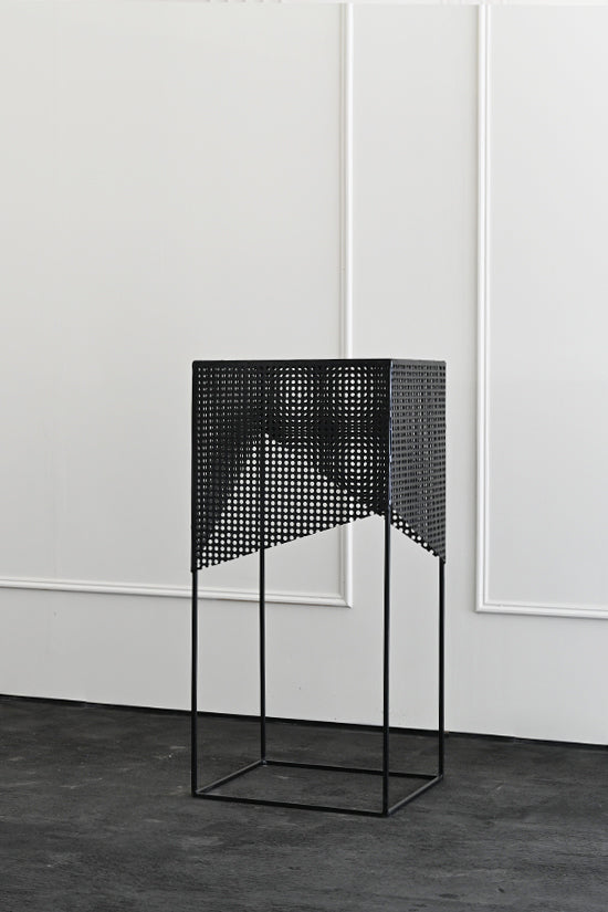 Pierced Metal Plinths