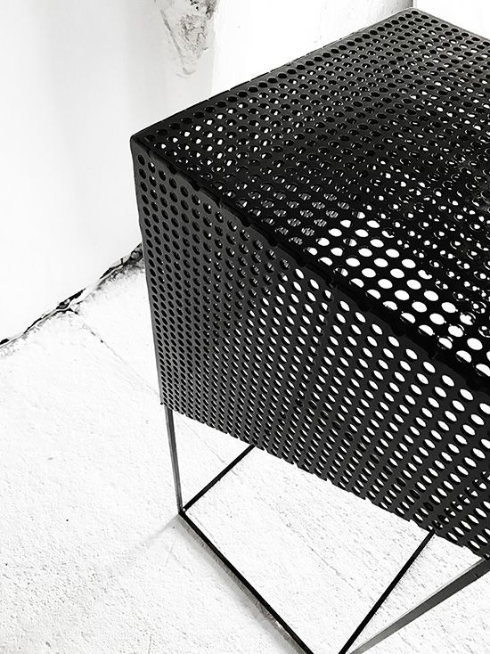 Pierced Metal Plinths