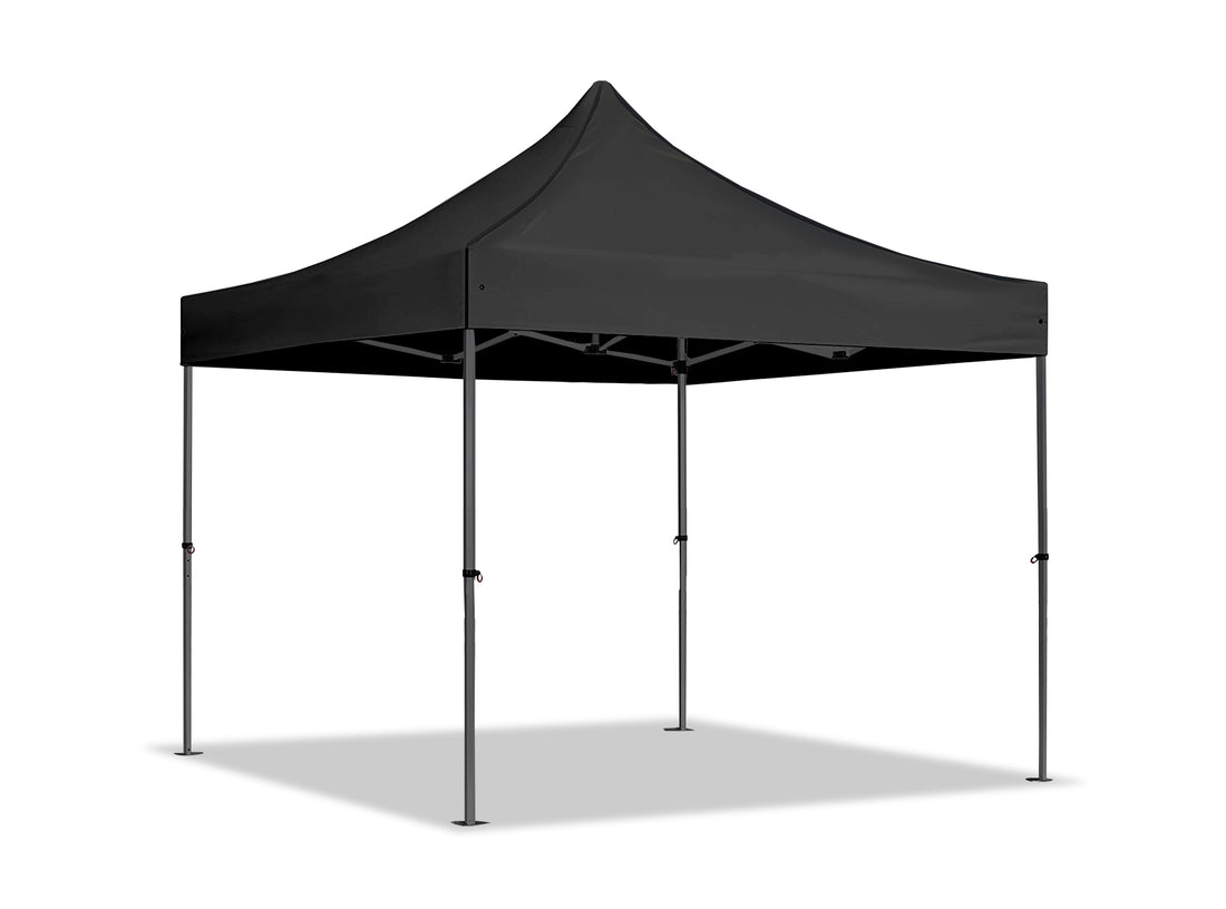 3m x 3m Pop Up Tent - Black