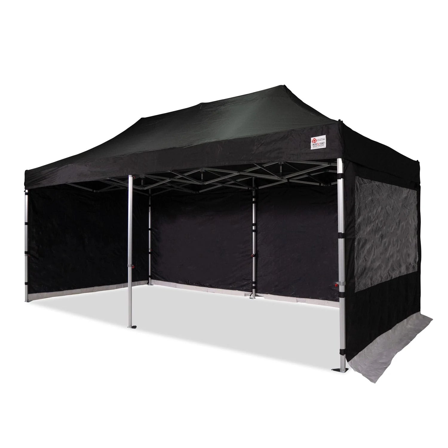 6m x 3m Pop Up Tent - Black