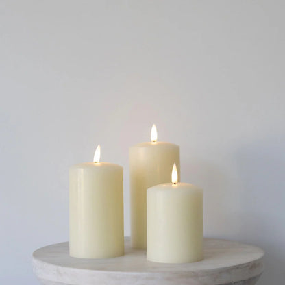 Ivory Church Candles LED - Tall