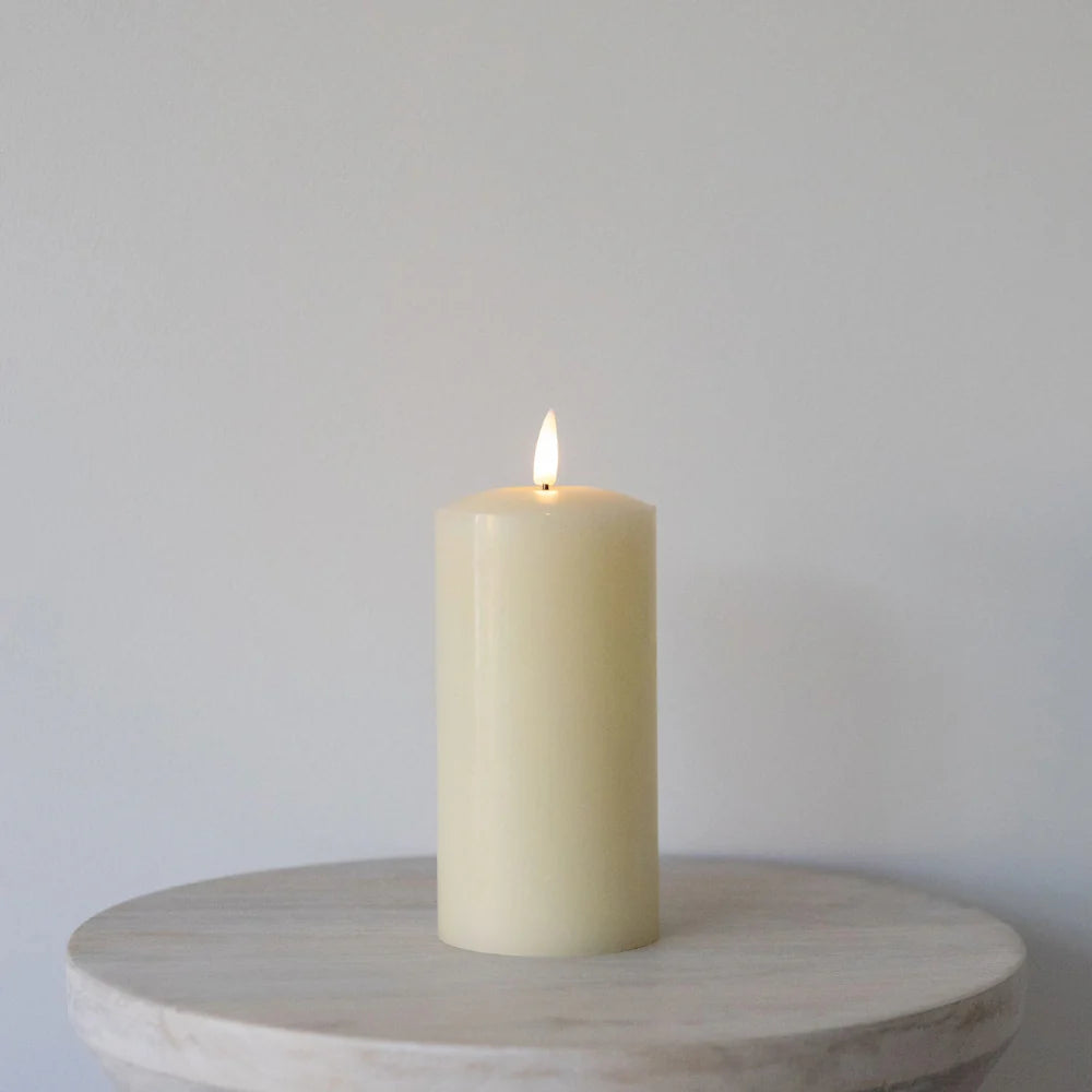 Ivory Church Candles LED - Tall
