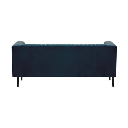 Slender 3 Seater Sofa - Dark Blue