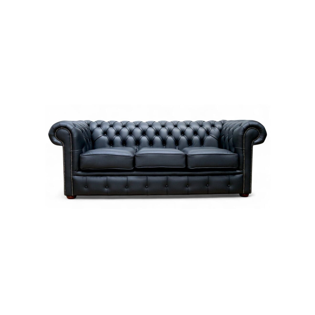 Black Chesterfield Leather