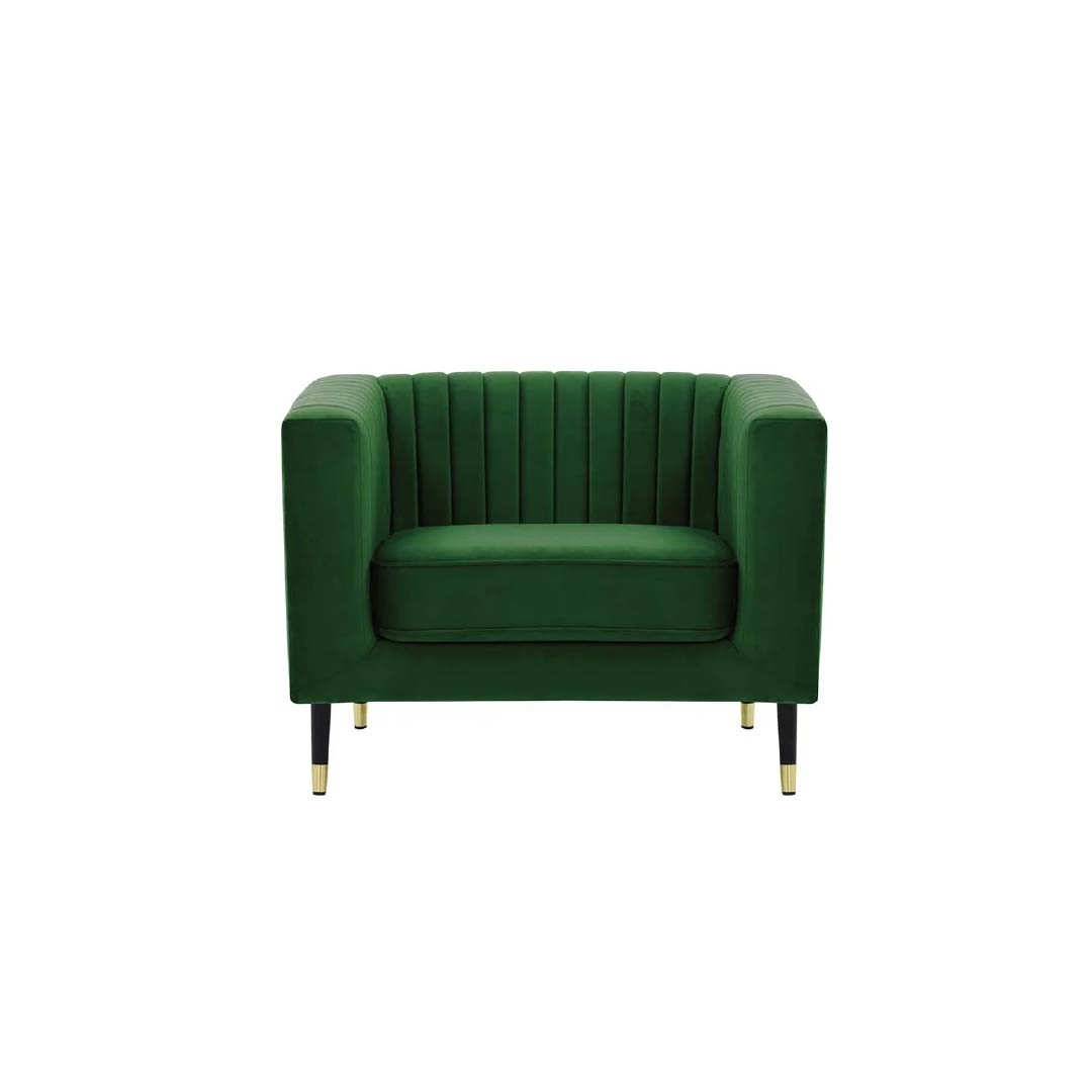 Forest Green Slender Armchair