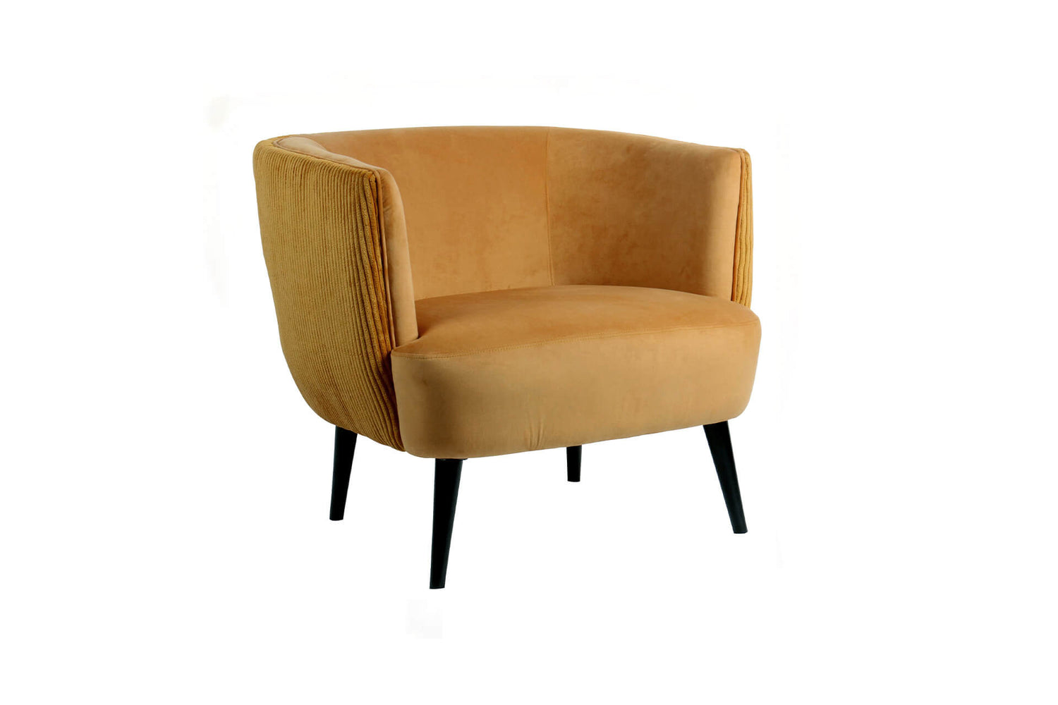 Mustard Cord Armchair