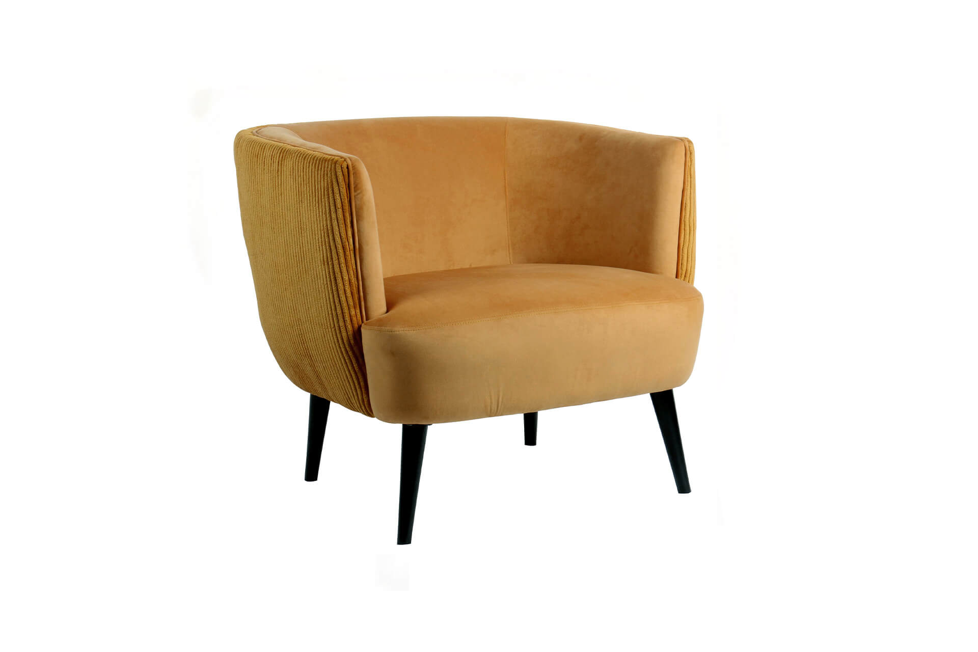 Mustard Cord Armchair