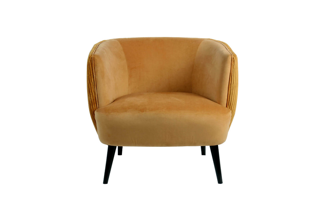 Mustard Cord Armchair