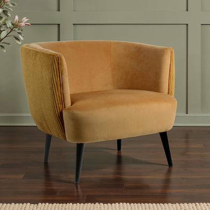 Mustard Cord Armchair