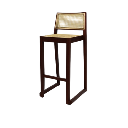 Mundi High Stool Walnut