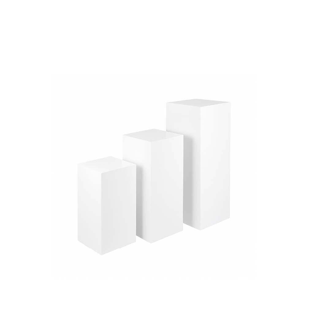 White Plinths (Matt Finish) - High