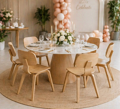Scandi Round Dining Table