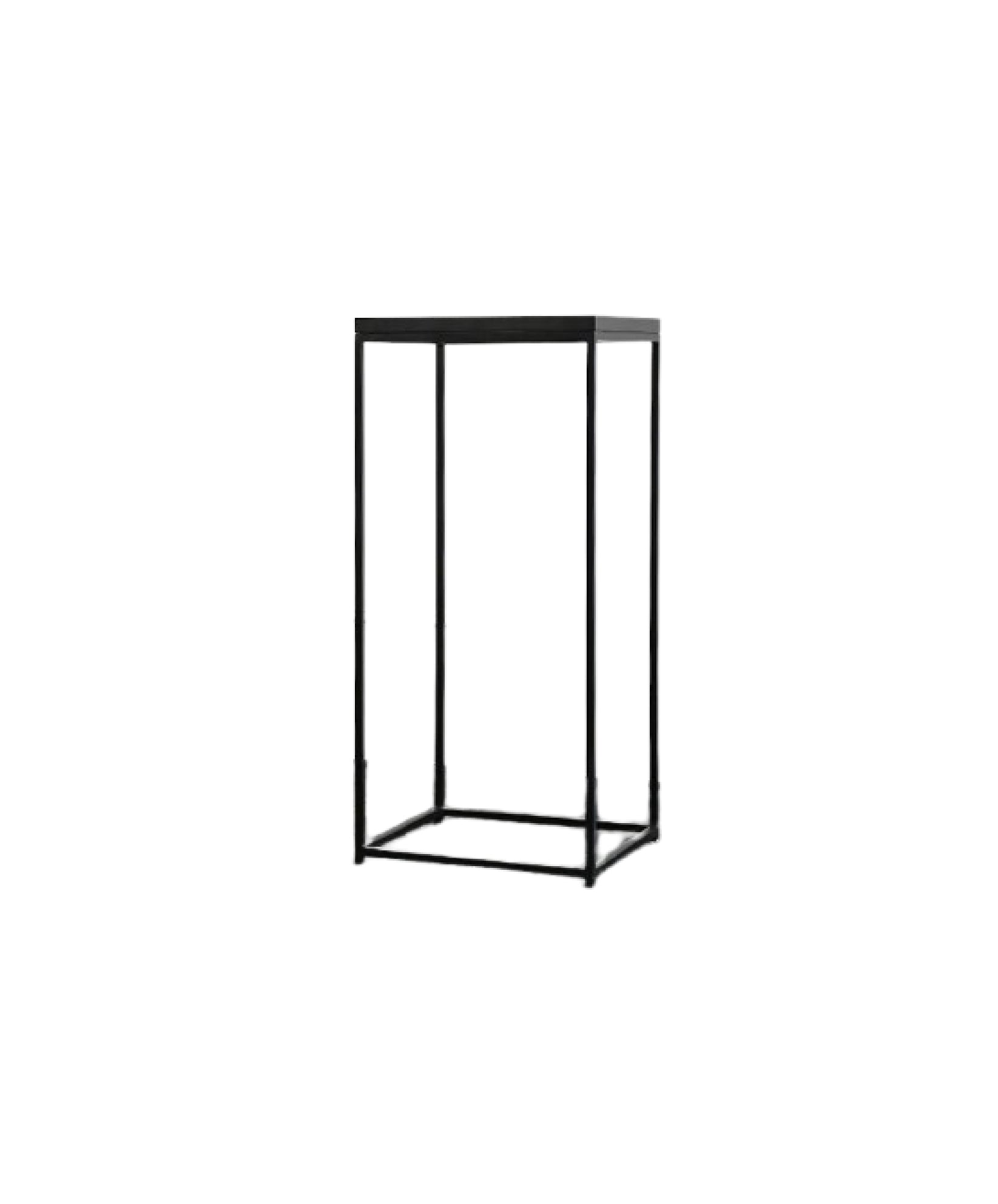 Black Metal Frame Plinths