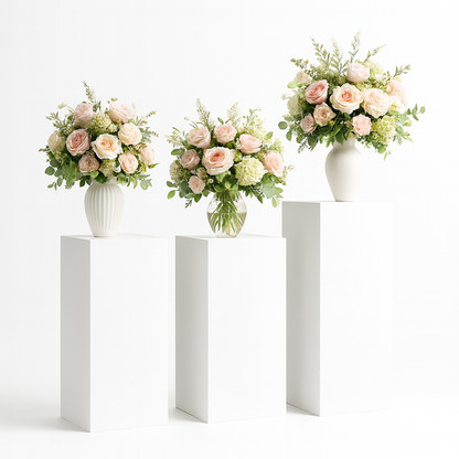 White Plinths (Matt Finish) - High
