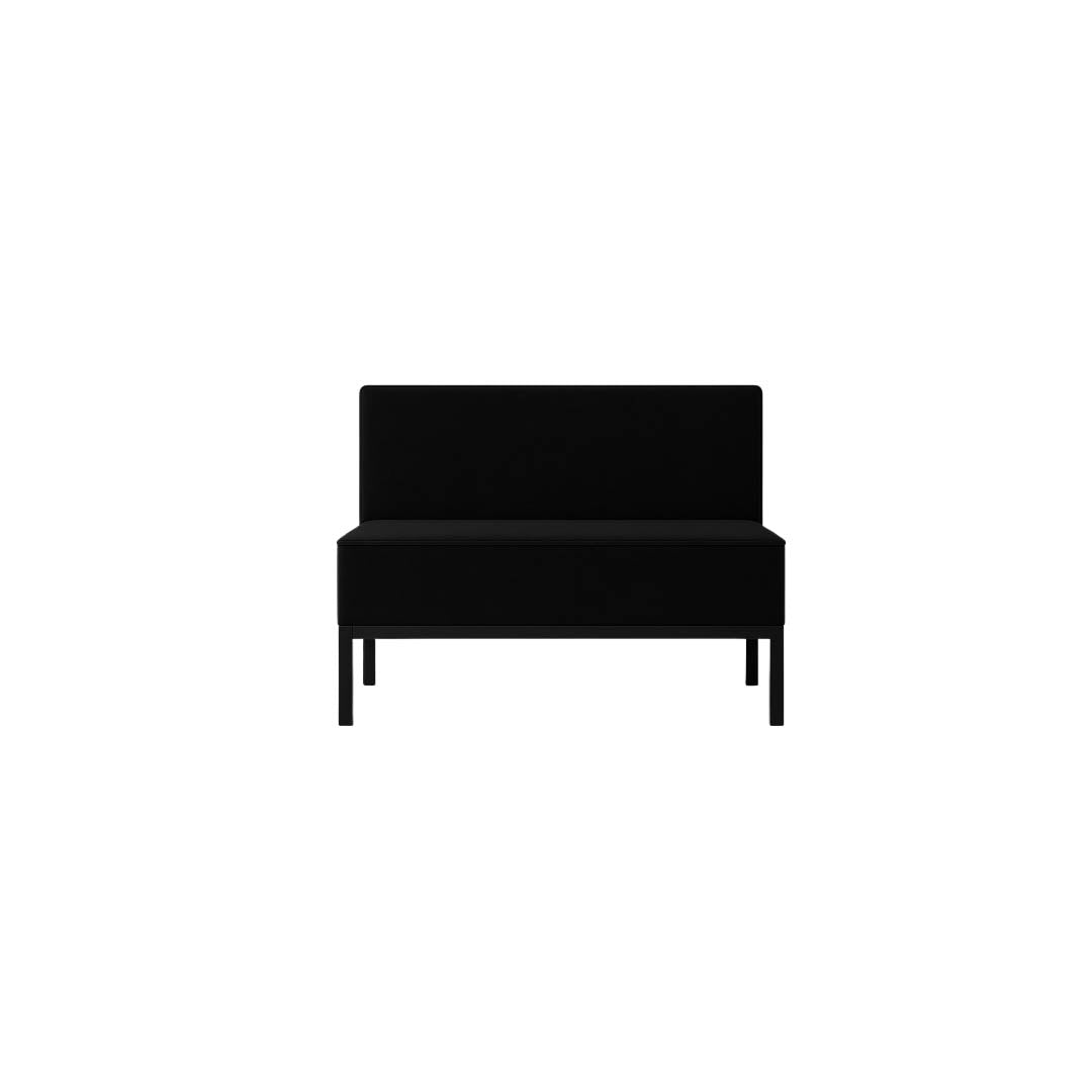 The Bristol 2-Seater Sofa Black