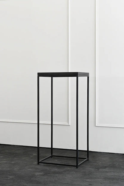 Black Metal Frame Plinths