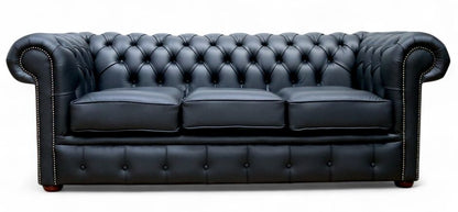 Black Chesterfield Leather