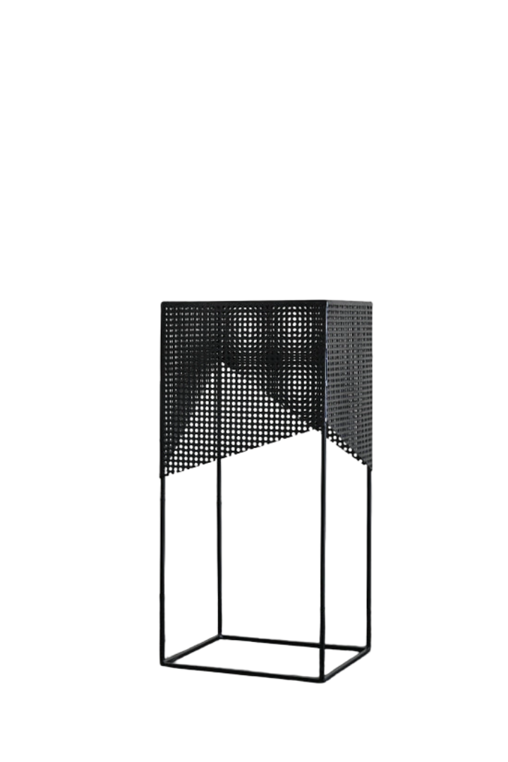Pierced Metal Plinths