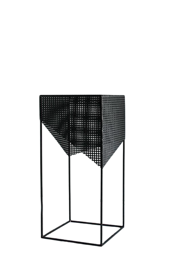 Pierced Metal Plinths