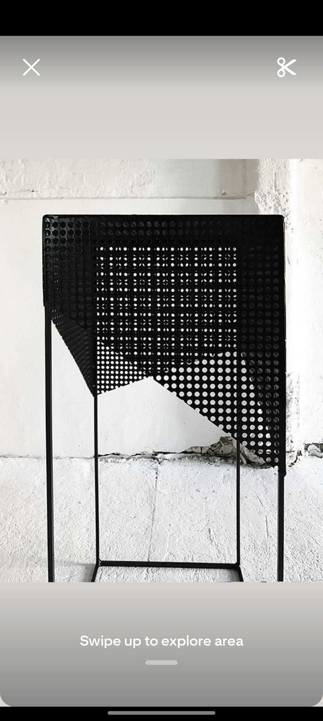 Pierced Metal Plinths