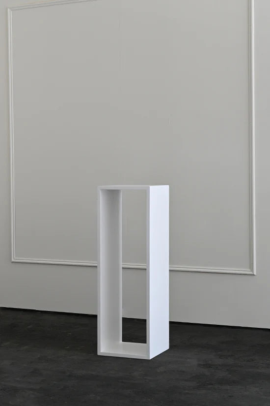 Hollow White Plinths