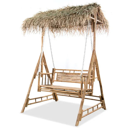 Bamboo Bench Swing