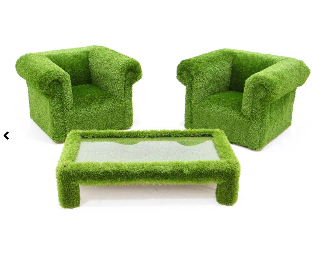 Grass Chesterfield Armchair