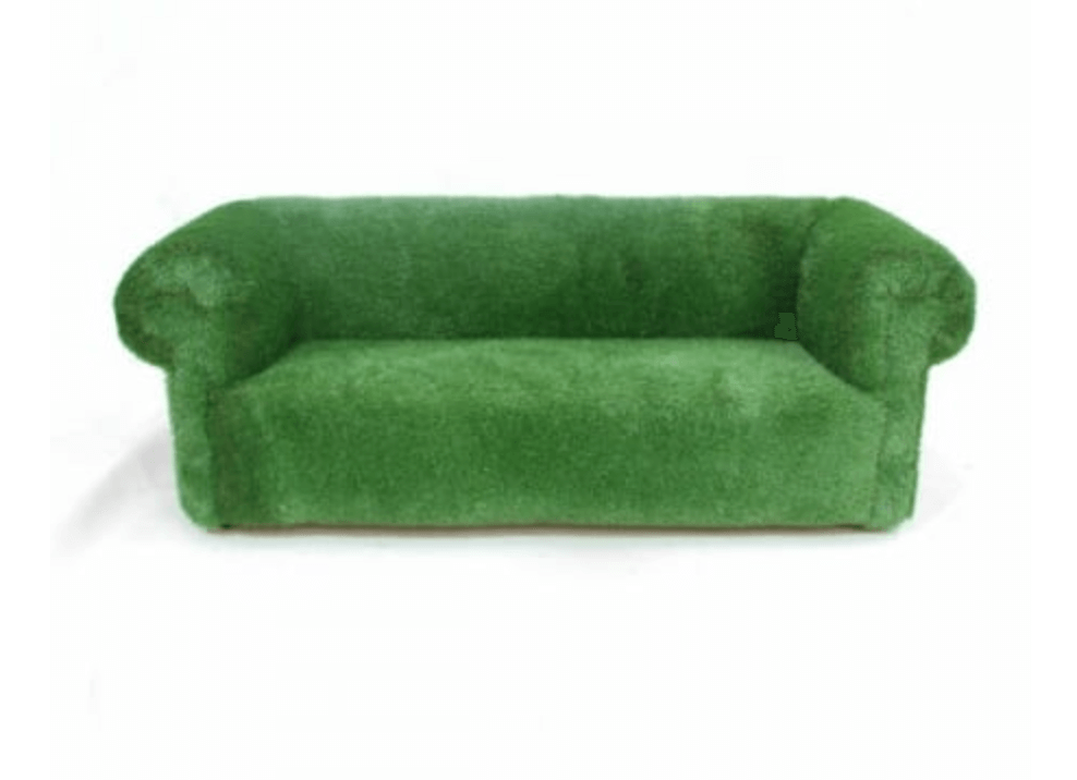 Grass Chesterfield Sofa 3 Seater