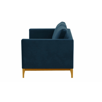 Navy Velvet 3 seater