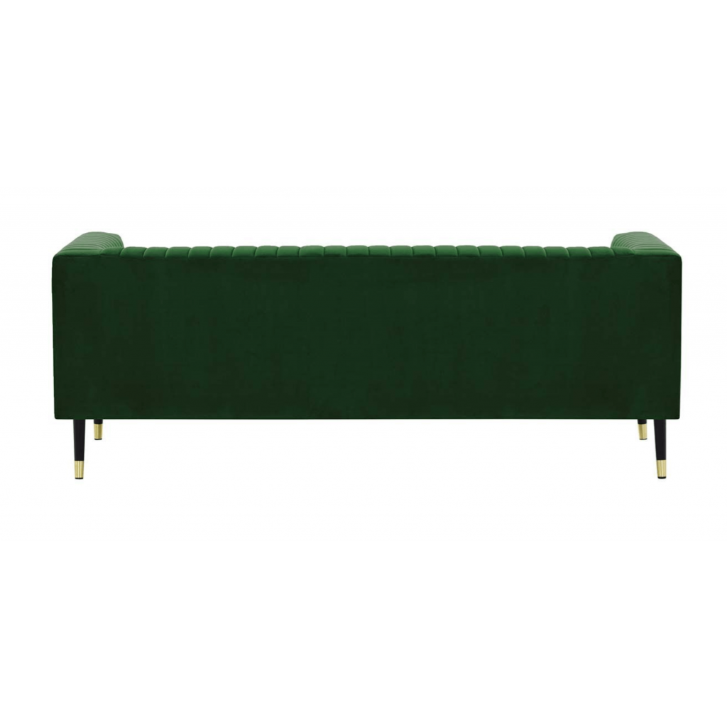 Green Velvet 3 Seater